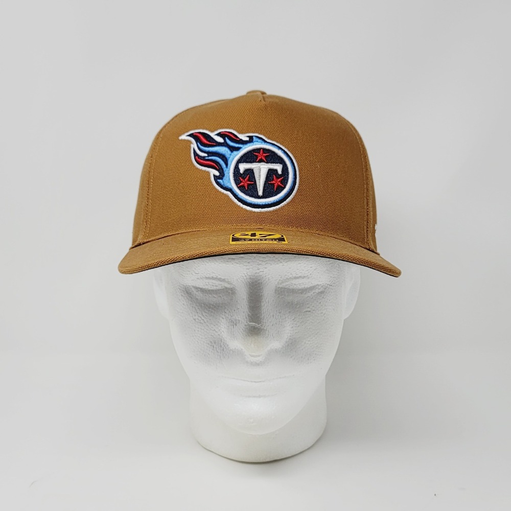 Carhartt x '47 Brand Tennessee Titans Hitch Snapback Hat Brown Rugged NFL Cap